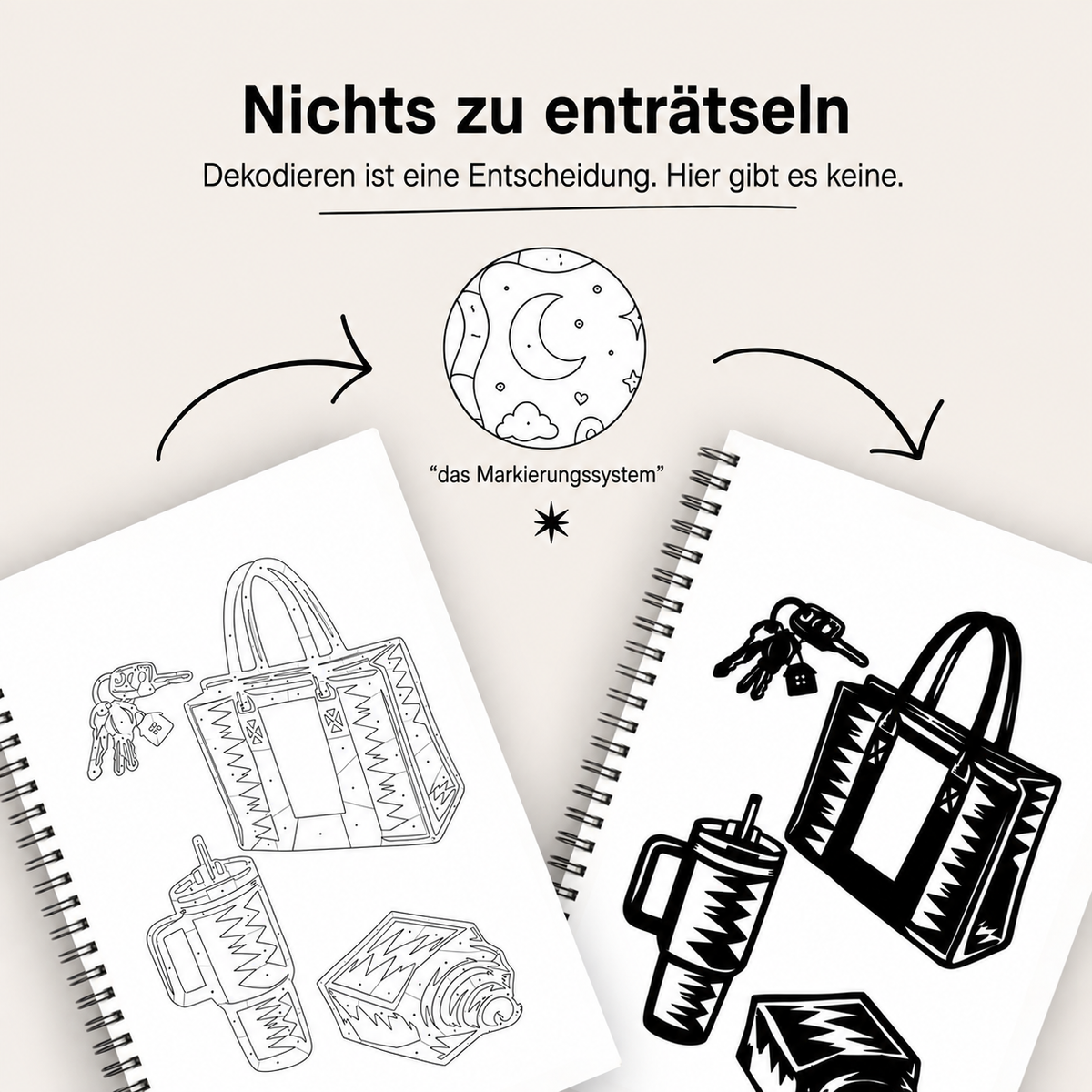 Ausmalbuch „Eine Farbe“ – Die Reset-Edition®