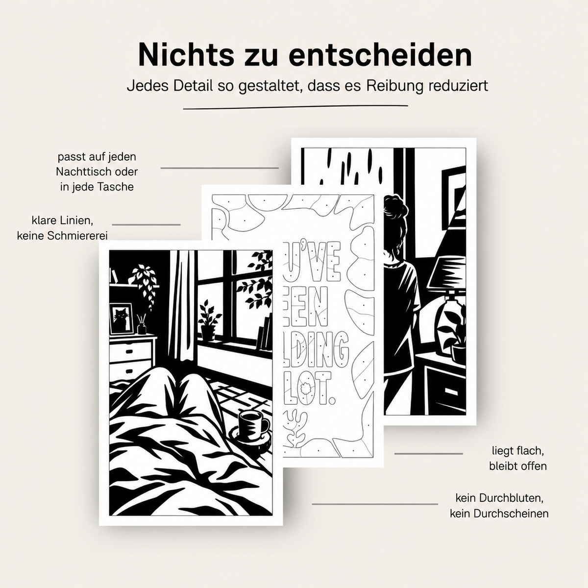 Ausmalbuch „Eine Farbe“ – Die Reset-Edition®